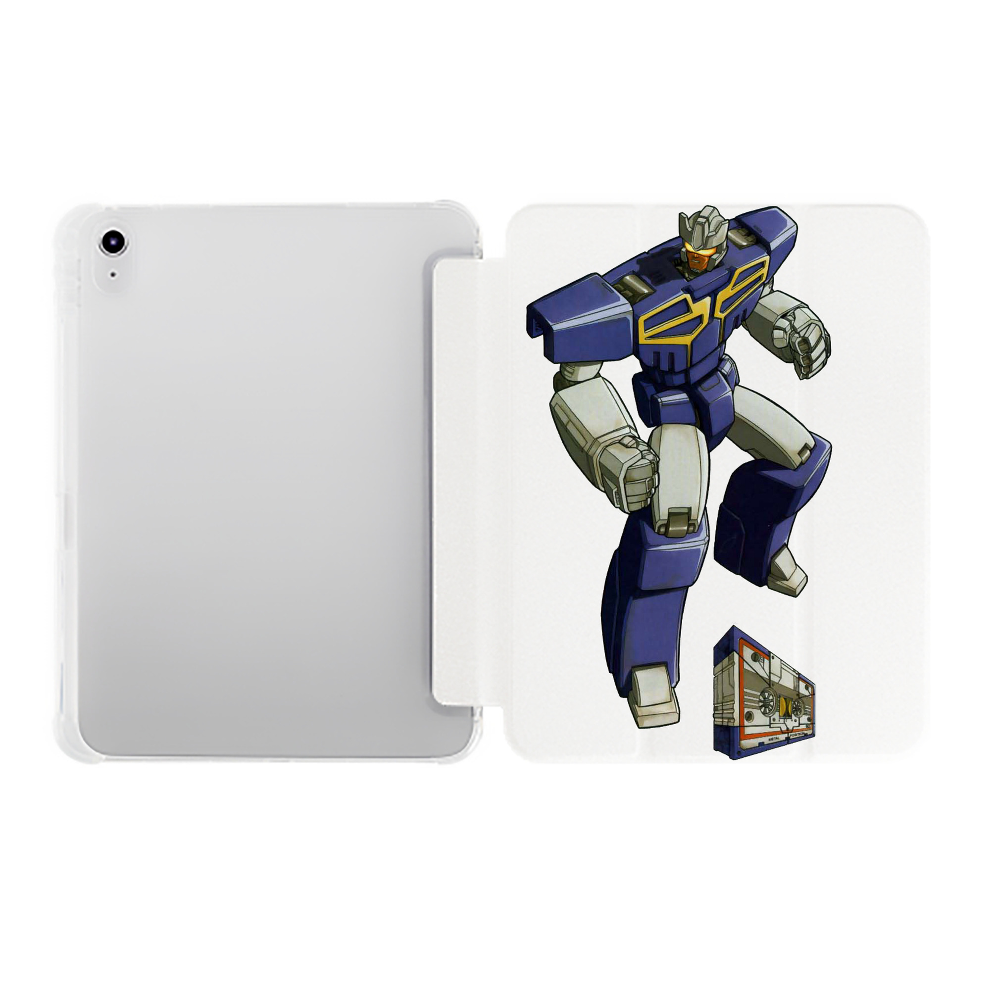 （画像用）  IPad ケース ペン収納付き 三つ折りスタンド PUレザー×シリコン 対応機種9.5/10.5/10.9インチ